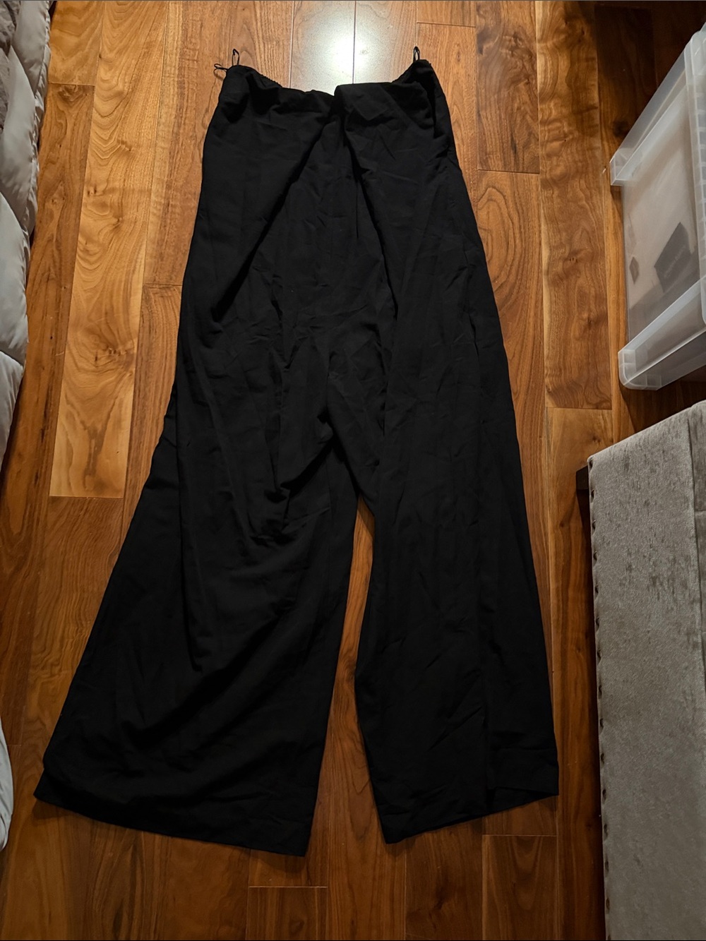 Zara Black Wide-Leg Jumpsuit